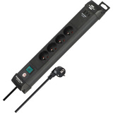 Brennenstuhl multiprise Premium-Line avec USB 4 prises Noir