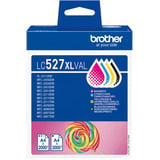 Brother LC527XLVAL Cartouche d'encre d'origine, pack économique pack économique, Rendement élevé (XL), Noir, Cyan, Magenta, Jaune, Encre à pigments, Encre à pigments, 4 pièce(s), Value pack