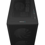 DeepCool CH360 boîtier mini tower Noir | 1x USB-A | 1x USB-C | RGB | Window