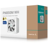 DeepCool PN850M, 850 Watt alimentation  Blanc, 3x PCIe, 1x 12VHPWR, gestion des câbles