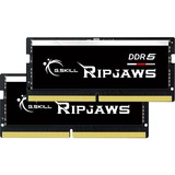 G.Skill Ripjaws 32 Go DDR5-5600 (2x 16 Go) mémoire PC portable Noir, F5-5600S4040A16GX2-RS, SO-DIMM, XMP 3.0