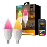 Govee Smart Bulb E14 (2-pack), Lampe Wi-Fi 2.4GHz + Bluetooth