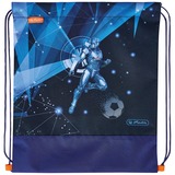 Herlitz FiloLight Plus Flower Galaxy Game, Cartable Bleu foncé/Orange