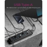 ICY BOX 61076, Hub USB Noir