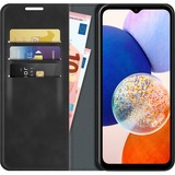 Just in Case Samsung Galaxy A14 - Wallet Case, Housse smartphone Noir