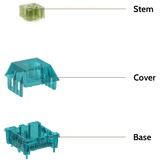 Keychron Boîte de rangement pour switches Kailh - Box Summer sarcelle