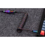 Keychron Premium Coiled Aviator Cable USB-C 3.2 Gen 1 , Câble Noir, 1,08 mètres