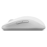 Lenovo LNV Yoga Blueth Silent Mouse Seashell, Souris Blanc/gris