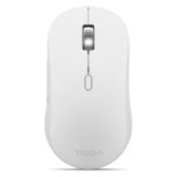 Lenovo Yoga Silent Bluetooth Mouse, Souris Blanc/gris, Bluetooth 5.3, 4000 DPI, silencieuse