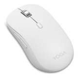 Lenovo Yoga Silent Bluetooth Mouse, Souris Blanc/gris, Bluetooth 5.3, 4000 DPI, silencieuse