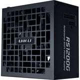 Lian Li Rotational Shift 1200G + Hub alimentation modulaire 1200 watt Noir, 1x 12V-2x6, 4x PCIe, Hub 4x connecteurs USB