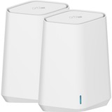 Netgear Orbi Pro WiFi 6 Mini AX1800 System 2-Pack (SXK30) Bi-bande (2,4 GHz / 5 GHz) Wi-Fi 6 (802.11ax) Blanc 7 Interne, Point d'accès Blanc, Interne, Énergie, 250 m², Bi-bande (2,4 GHz / 5 GHz), Wi-Fi 6 (802.11ax)