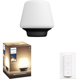 Philips HUE White Lampe à poser Wellness, Lampe à LED Blanc/Noir, 2200K - 6500K, Dimmable