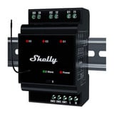 Shelly Wave Pro 3, Relais Noir, Z-Wave, rail DIN, 3x 16A