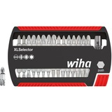 Wiha XLSelector Standard 25mm, Set d'embouts de vissage Noir/Rouge