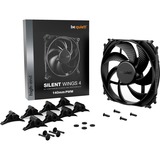 be quiet! Silent Wings 4 PWM ventilateur de boîtier Noir, 140 x 140 x 25 mm