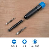 iFixit IF145-552-1, Set d'embouts de vissage Noir/Bleu