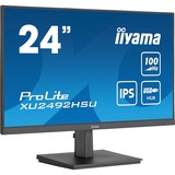iiyama ProLite XU2492HSU-B6 24" Moniteur  Noir (Mat), HDMI, DisplayPort, USB, Audio