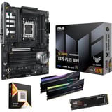 ALTERNATE Upgrade Kit TUF Gaming X870-PLUS WIFI + Ryzen 7 9800X3D + 64 Go + 2 To SSD Carte mère, CPU, mémoire, SSD