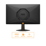 AOC 27G50F 27" Moniteur gaming Noir, 1x DisplayPort, 1x HDMI, 180 Hz