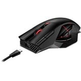 ASUS ROG Spatha X souris Droitier RF Wireless + USB Type-A Optique 19000 DPI, Souris gaming Noir, Droitier, Optique, RF Wireless + USB Type-A, 19000 DPI, Noir