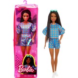 Barbie Fashionistas - Top bleu, Poupée 