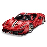 CaDA Master - Italian Red Supercar, Jouets de construction Rouge, C61043W, Échelle 1:8