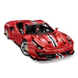 CaDA Master - Italian Red Supercar, Jouets de construction Rouge, C61043W, Échelle 1:8