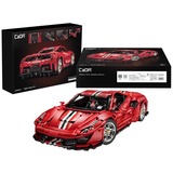 CaDA Master - Italian Red Supercar, Jouets de construction Rouge, C61043W, Échelle 1:8