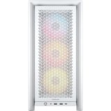 Corsair FRAME 4000D RS ARGB boîtier midi tower Blanc | 2x USB-A | 1x USB-C | RGB | Verre Trempé