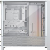 Corsair FRAME 4000D RS ARGB boîtier midi tower Blanc | 2x USB-A | 1x USB-C | RGB | Verre Trempé