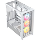 Corsair FRAME 4000D RS ARGB boîtier midi tower Blanc | 2x USB-A | 1x USB-C | RGB | Verre Trempé