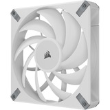 Corsair iCUE AF140 RGB ELITE WHITE, Ventilateur de boîtier Blanc, 1 pièce, connecteur de ventilateur PWM à 4 broches