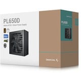 DeepCool PL650D alimentation 650 watt Noir, 1x 12V-2x6, 2x PCIe