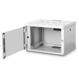 Digitus Boîtier de série Unique - 600 x 450 mm (lxp), Armoire informatique Gris, Rack monté sur le mur, 7U, 100 kg, 20 kg, Gris