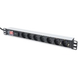 Digitus PDU Bloc d'alimentation 7 prises, 19", 1U 7x prises, Protection contre les surtensions