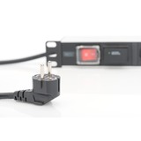 Digitus PDU Bloc d'alimentation 7 prises, 19", 1U, Multiprise Protection contre les surtensions