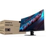 GIGABYTE GS27QC 27" Moniteur gaming incurvé  Noir, 2x HDMI, 1x DisplayPort, 170 Hz