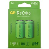 GP Batteries ReCyko C, Baby, Batterie Vert, 2 pièces