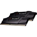 G.Skill 64 Go DDR4-3600 (2x 32 Go) Kit, Mémoire vive Noir, F4-3600C18D-64GVK, Ripjaws V, Intel XMP