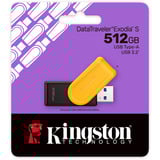 Kingston DataTraveler Exodia S 512 Go, Clé USB Noir/Jaune, DTXS/512Go