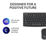 Logitech MK295 Silent Wireless set de bureau Noir, Layout US-International (QWERTY), 100%