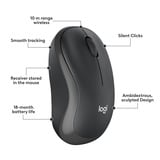Logitech MK295 Silent, set de bureau Noir, Layout US (QWERTY)