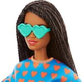 Mattel Barbie Fashionistas - Top bleu, Poupée 