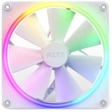 NZXT F140 RGB ventilateur de boîtier Blanc, 140 x 140 x 26 mm, PWM, sans contrôleur