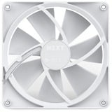 NZXT F140 RGB ventilateur de boîtier Blanc, 140 x 140 x 26 mm, PWM, sans contrôleur