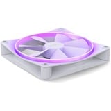 NZXT F140 RGB ventilateur de boîtier Blanc, 140 x 140 x 26 mm, PWM, sans contrôleur