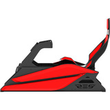 Res-Tech GT Cockpit + Carbon Seat, Simulateur de course Noir/Rouge