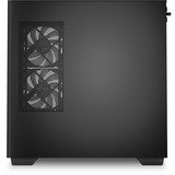 Sharkoon ELITE SHARK CM100 boîtier midi tower Noir | 2x USB-A | 1x USB-C | RGB | Verre Trempé