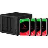 Synology DiskStation DS923+ avec disque dur Seagate Ironwolf de 4 To, NAS Noir, 2x LAN, eSATA, USB 3.2 Gen 1